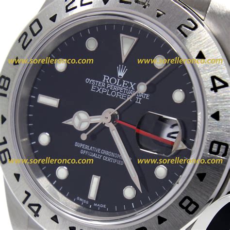 rolex quadrante nero racchette arancione|Rolex Explorer II .